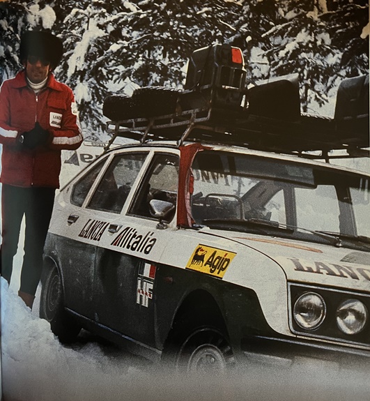 Rallye Monte-Carlo 1975: Raffaele Debonis bei einer Assistenz